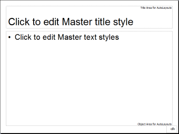 Create a better PowerPoint template-slide master