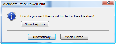 add sound in PowerPoint