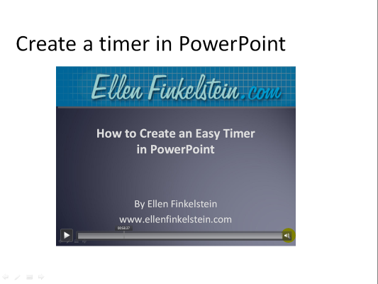 Play controls for video in PowerPoint 2010