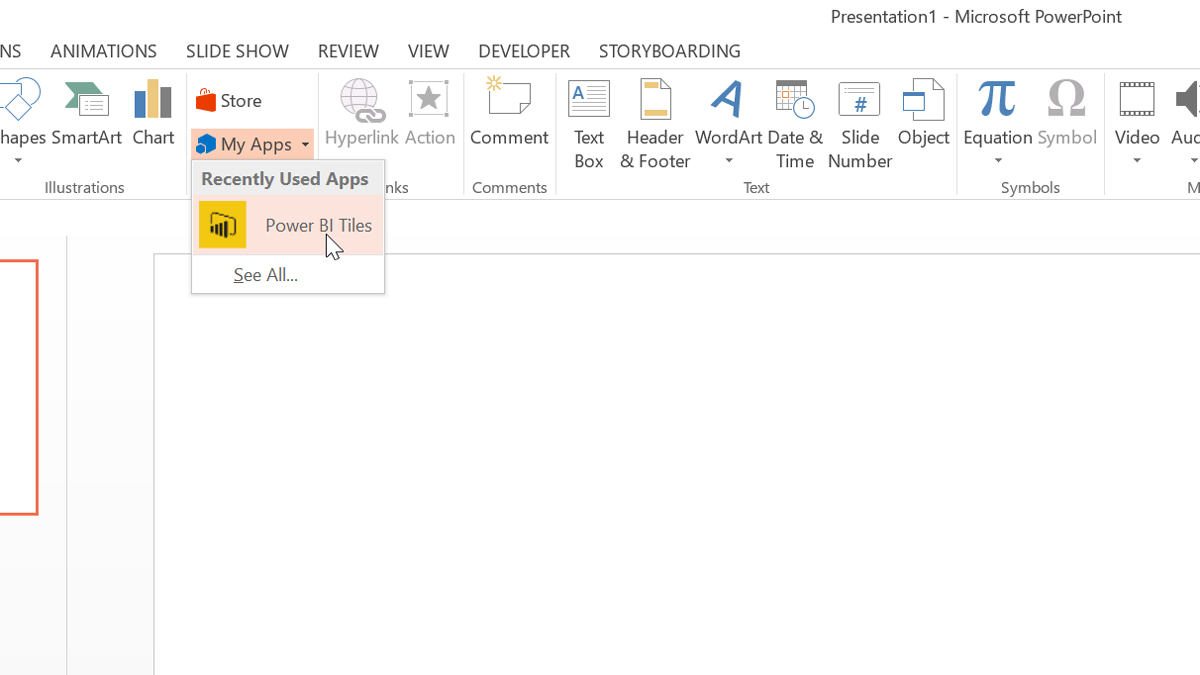 Integrating Live Power BI Dashboards into PowerPoint